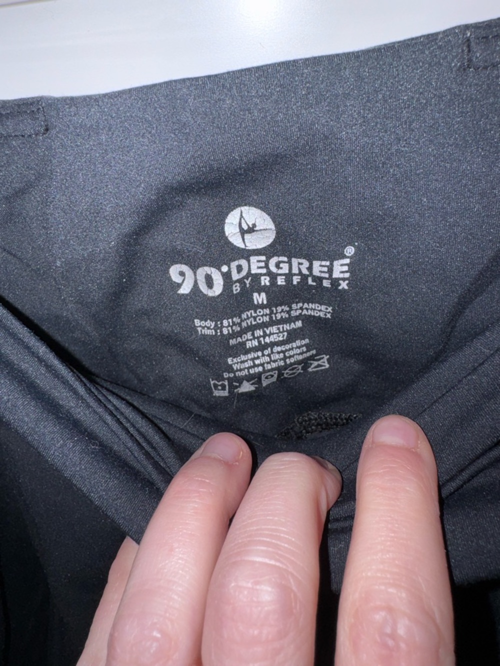Black Wrap Waist Yoga Skort - Picture 2 of 4